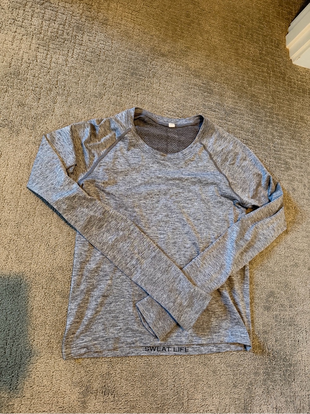 lululemon Swiftly Tech Waist Length Long Sleeve Tee